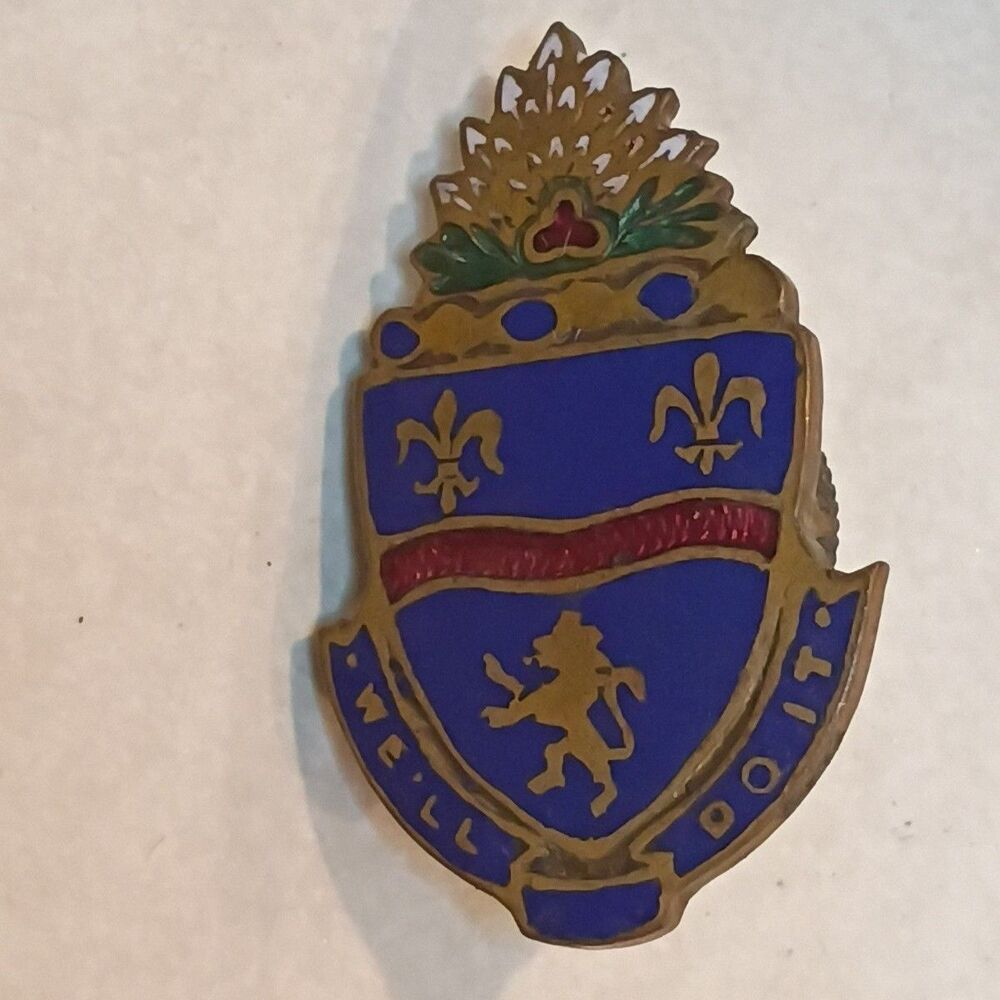 Original:  Prewar/WW2  148th Infantry Regiment DUI/ DI , SB